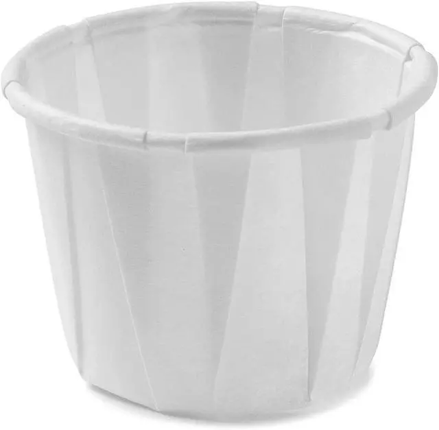 Alt view image 4 of 7 - Paper Souffle Cups 0.5 oz (250 Pack) Disposable Portion Cups for Medication, Pills, Condiments, Food Tasting & Dessert Samples