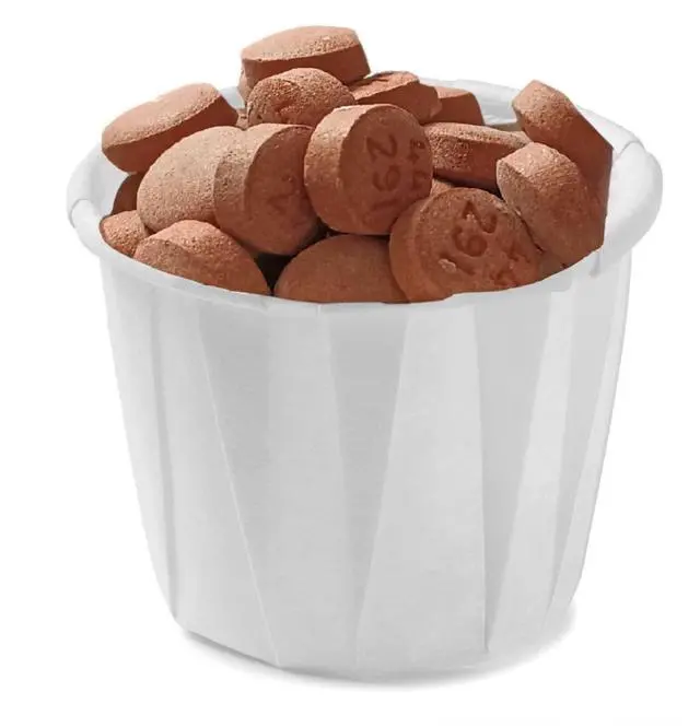 Alt view image 7 of 7 - Paper Souffle Cups 0.5 oz (250 Pack) Disposable Portion Cups for Medication, Pills, Condiments, Food Tasting & Dessert Samples