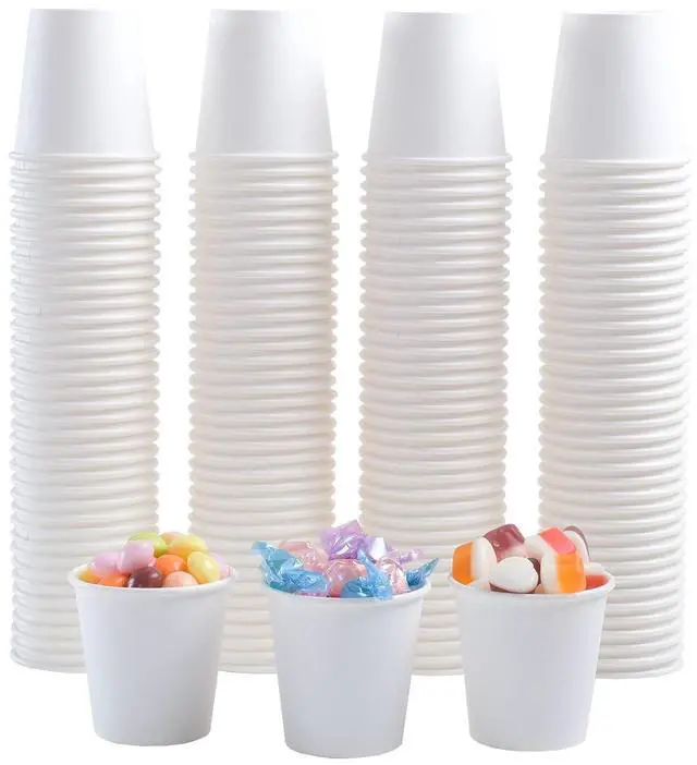 Main image of 300 Pack 3 oz Paper Cups for Bathroom, Disposable Small Mouthwash Cup, 3oz Mini Espresso Cups for Travel, Party, Picnics, Home, Applicable to Cup Dispenser