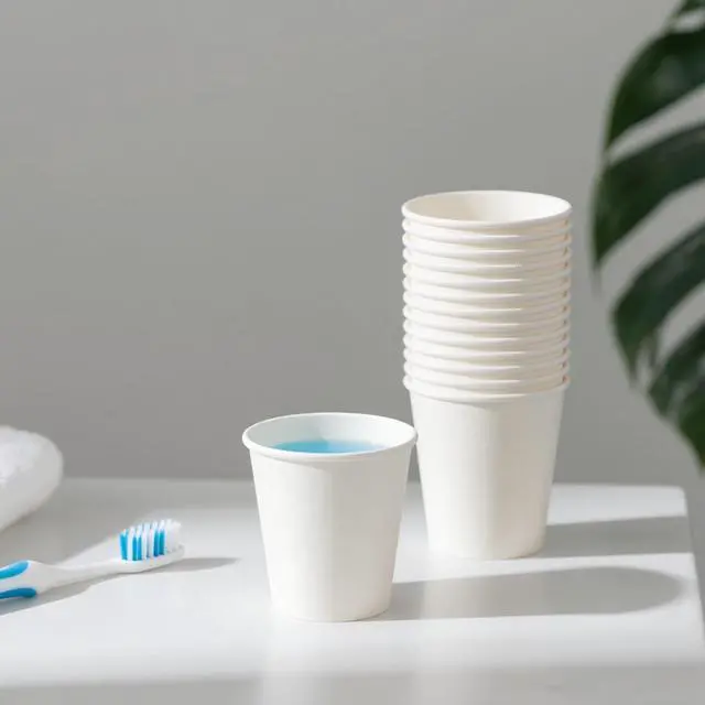 Alt view image 4 of 7 - 4 oz Thick Espresso Cups Travel to Go, 200 Count(Pack of 1), White Paper Cups