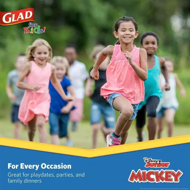 Alt view image 5 of 5 - for Kids Mickey and Friends Disposable Paper Plates Snacks and Meals Heavy Duty Soak Proof Cut Resistant Microwave Safe Kids Plates Party Pack 8.5 Inch 40 Count Single Bulk Single Pack