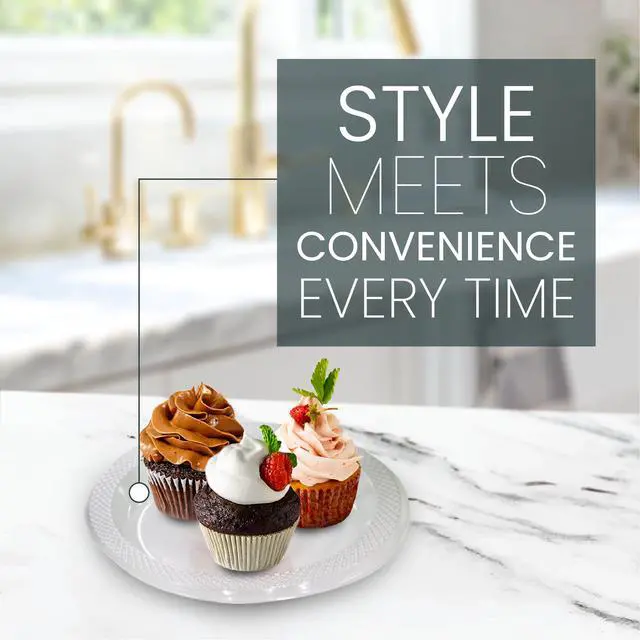 Alt view image 7 of 7 - 6 Inch Clear Plastic Plates 100 Bulk Pack - Disposable Cake for Dessert & Appetizers, BBQ, Party, Travel and Events,Recyclable (6 IN Clear Plastic plates)