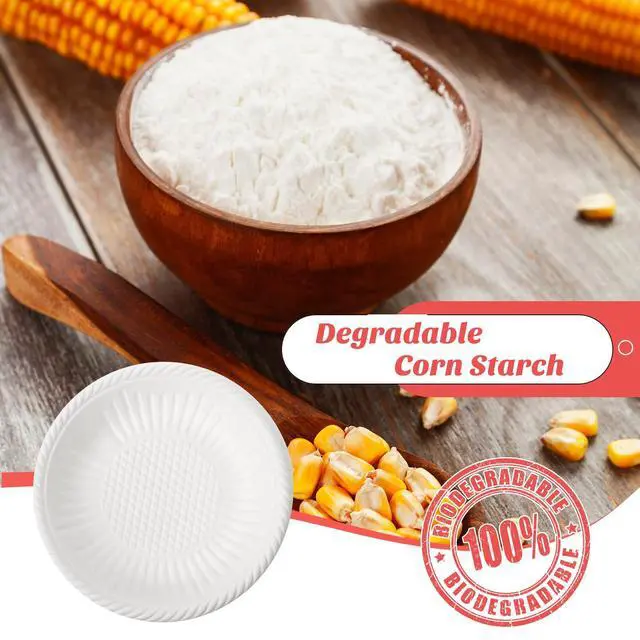 Alt view image 3 of 3 - 50 Pack Small Paper Plates 4 Inch Disposable for Cake Dessert Appetizer