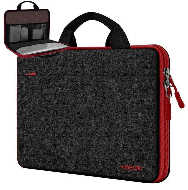 Main image of Laptop Sleeve 13-14 Inch Case Briefcase Compatible with MacBook Neo Pro 14 M5/M4/M3/M2/M1, All Models 13.3 Mac Air/Pro, XPS 13 14, Most Popular 13"-14" Notebooks,B01K03