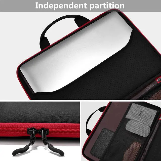 Alt view image 5 of 6 - Laptop Sleeve 13-14 Inch Case Briefcase Compatible with MacBook Neo Pro 14 M5/M4/M3/M2/M1, All Models 13.3 Mac Air/Pro, XPS 13 14, Most Popular 13"-14" Notebooks,B01K03