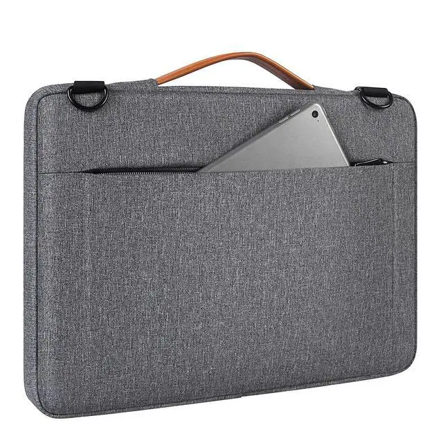 Alt view image 5 of 6 - 15-15.6 Inch Laptop Sleeve Bag Water Resistant Briefcase Shoulder