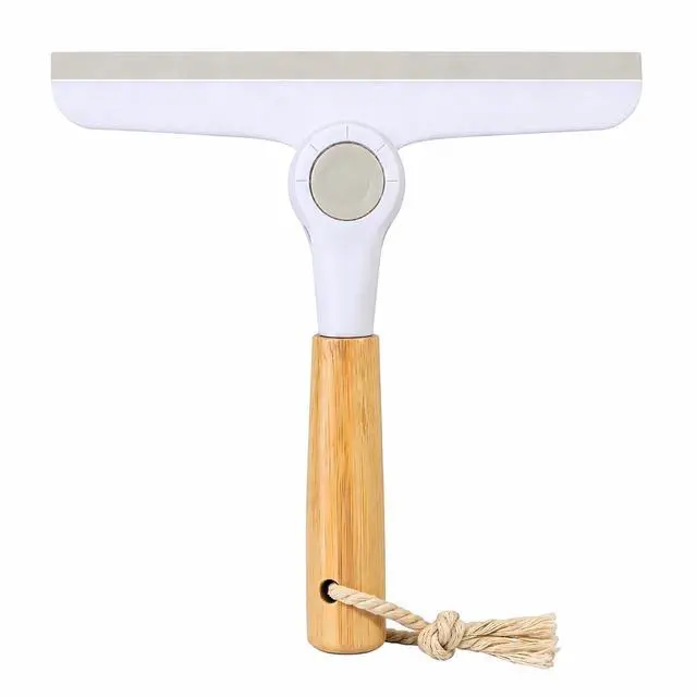 Main image of Window Squeegee for Glass DoorsAll-Purpose 9.7 Window Cleaning Squeegee, Handheld for Windows, Car Windshields & MoreGrey (9.5" Shower Squeegee)