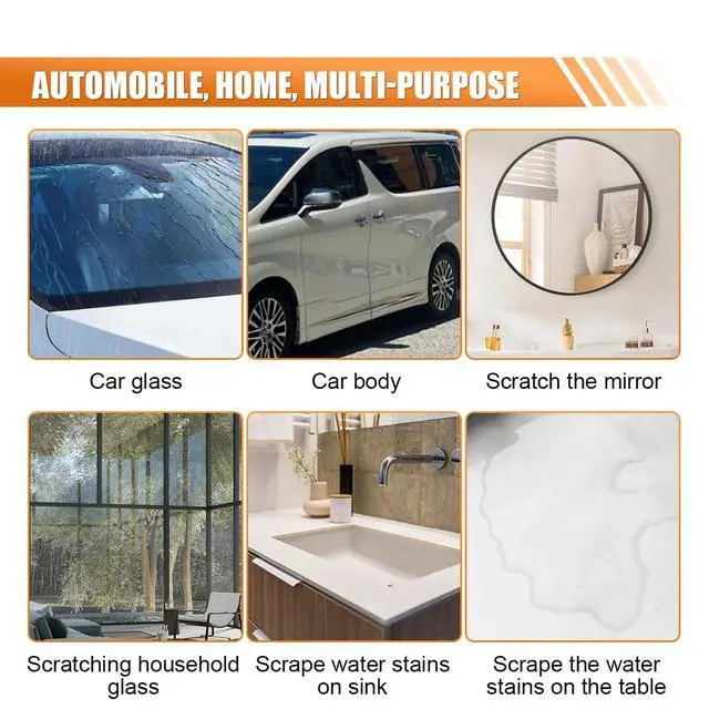 Alt view image 7 of 7 - Squeegee Car Dryer Car Water Scraper Tool, 12 Inch Silicone Wiper Board Car Windshield Squeegee with Handle, Shower Squeegee Wiper Blade for Auto Windows Glasses Doors Mirrors Tile Walls