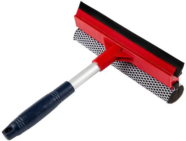 Main image of Window Squeegee for Window Cleaning, Window Cleaner Tool for Car Windshield, Shower Door, Boat | 2-in-1 Mini Squeegee for Home | Windshield Squeegee Kit for Car Windows