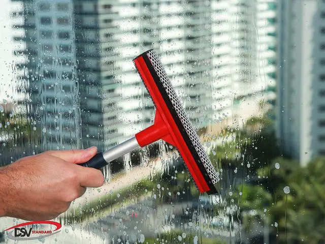 Alt view image 3 of 6 - Window Squeegee for Window Cleaning, Window Cleaner Tool for Car Windshield, Shower Door, Boat | 2-in-1 Mini Squeegee for Home | Windshield Squeegee Kit for Car Windows