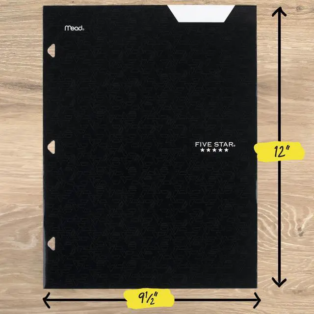 Alt view image 6 of 7 - 4-Pocket Folder, 6 Pack, Paper Folder, Fits 3-Ring Binders, Holds 8-1/2" x 11" Paper, Assorted Colors (38056)