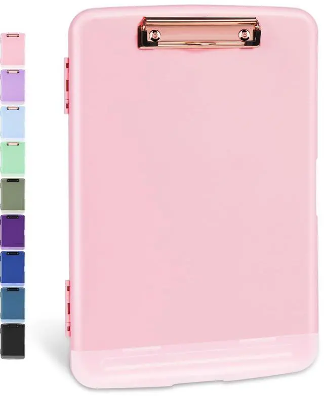 Main image of Clipboards with Storage, High Capacity Clip Boards 8.5x11 with Storage, Heavy Duty Nursing Clipboard Folder, Plastic Clipboard with Pen Holder for Women Teachers Work, School & Office Supplies
