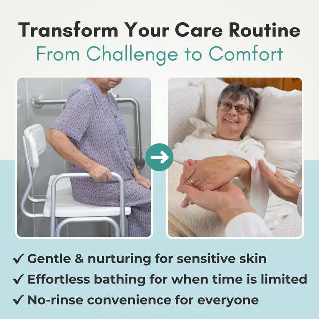 Alt view image 5 of 7 - Nurture XL Ultra Thick Body Wipes for Adults with Aloe No Rinse - 40 Pack