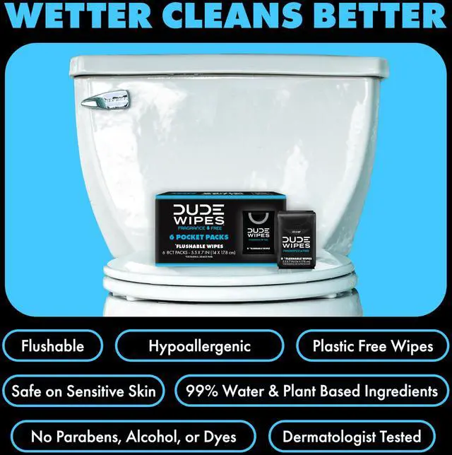 Alt view image 4 of 7 - Unscented Pocket Packs, Adult Flushable Travel Wipes, 48 Count