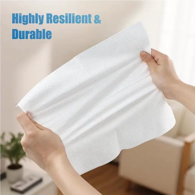Alt view image 6 of 7 - Disposable Fragrance-Free Face Towels, 50 Count, 1 Pack