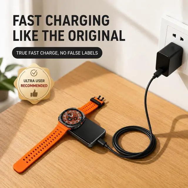 Alt view image 3 of 5 - Portable Magnetic Wireless iWatch Charger for Smart Watches, 5W Fast Charging, USB-C Compact Travel Charging Dock