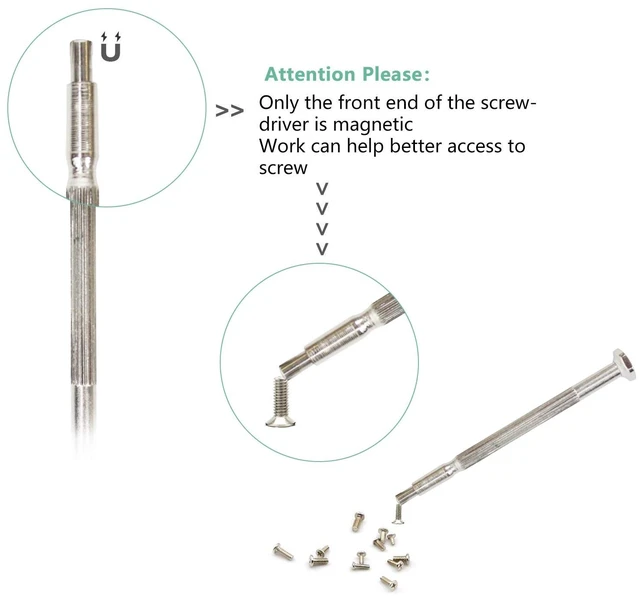 Alt view image 12 of 14 - 11PCS Mini Precision Screwdriver Set, Small Screwdriver Set for Electronics, Toys, Computer, Watch Repair