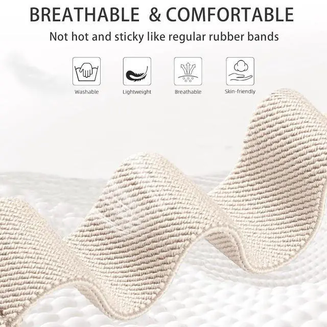 Alt view image 5 of 7 - 4 Pack Stretchy Watch Bands Compatible with Woneligo/Fitpolo Smart Watch IDW13, 22mm Loop Nylon Elastic Fabric Strap for FITVII H56/ENOMIR ID208BT/TOOBUR IDW16/MILOUZ IDW19 Watch
