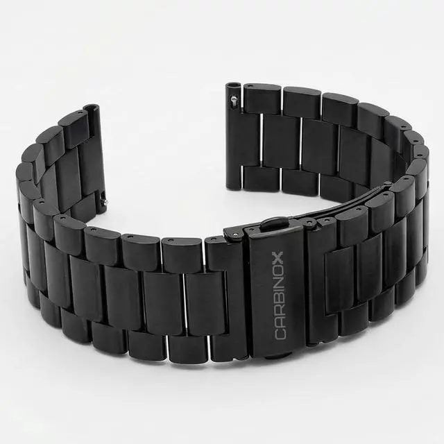 Alt view image 3 of 6 - Metal Band Durable 22mm Compatible Smartwatches with Toolkit Included - Stainless Steel, Adjustable, Secure Fit