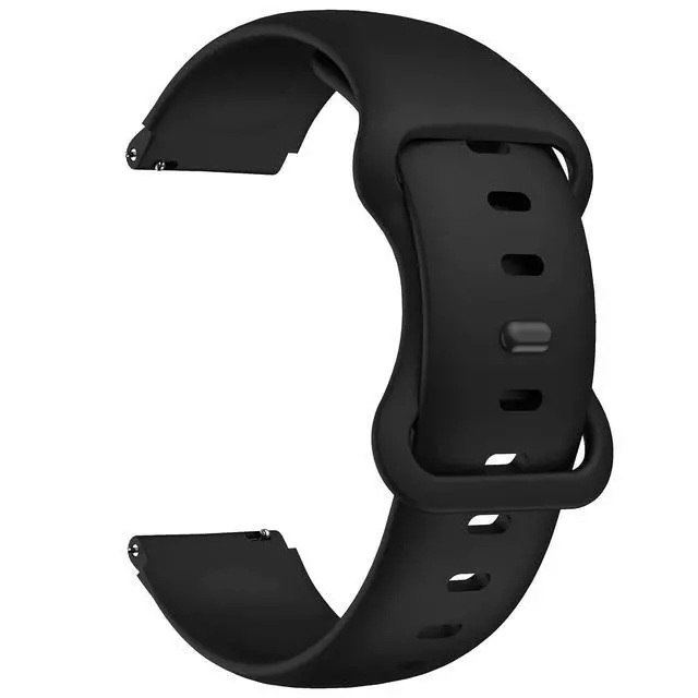 Alt view image 6 of 7 - 19mm Soft Silicone Replacement Band Compatible with Veryfitpro ID205L, ID205U, ID205S, ID216 Smart Watch