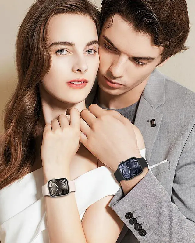 Alt view image 7 of 7 - 6 Pack Sport Bands Compatible with Apple Watch Bands 38mm 40mm 41mm 42mm 44mm 45mm 46mm 49mm for Women Men, Soft Wristband Silicone Sport Strap for iWatch Bands Series 11 10 9 8 7 6 5 4 3 2 1 Ultra SE