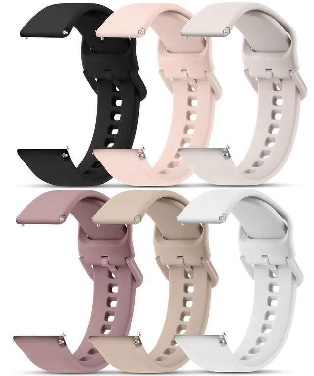 Main image of Veryfit Smart Watch Bands for IDW13, IDW16, IDW19 Smartwatch, 6 Pack Soft Silicone Sport Band for Fitpolo IDW13/Woneligo W13/FITVII HM57, ENOMIR/TOOBUR/MILOUZ/Gydom/Faweio/Veryfit IDW19