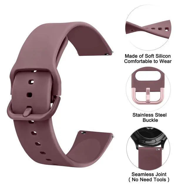 Alt view image 2 of 7 - Veryfit Smart Watch Bands for IDW13, IDW16, IDW19 Smartwatch, 6 Pack Soft Silicone Sport Band for Fitpolo IDW13/Woneligo W13/FITVII HM57, ENOMIR/TOOBUR/MILOUZ/Gydom/Faweio/Veryfit IDW19