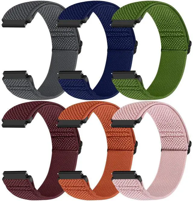 Main image of 24mm Quick Release Elastic Watch Bands Compatible with Garmin Venu X1/Suunto 9/9 Baro/9 Titanium/D5/7/TicWatch Altas/Pro 5/Pro 5 Enduro/COROS Nomad/iTouch AIR 4 41mm 46mm/AIR 3 44mm/G-shock ga2100