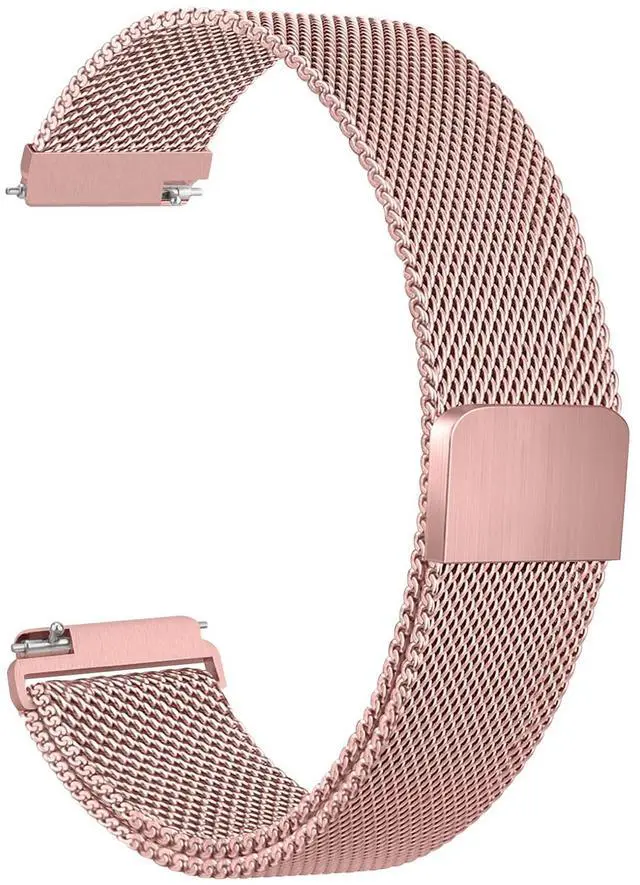 Main image of Watch Bands 20mm 22mm Quick Release Watch Strap, Stainless Steel Mesh Replacement Strap for Women Men (20mm, Rose Pink)