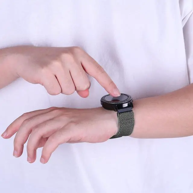 Alt view image 6 of 7 - 22mm Width Watch Lugs Band Compatible with Garmin Venu 4 45 mm/3 45 mm/Venu 2/Forerunner 265/255/Amazfit Bip 6/Bip 5 Quick Release Adjustable Stretchy Nylon Sport Elastic Bands for Men Women