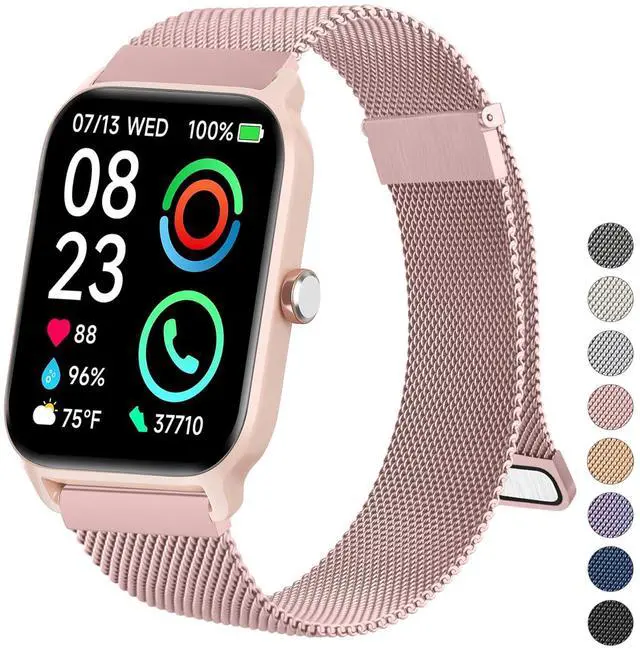 Main image of Bands Compatible with IDW13,IDW16,IDW19 Smartwatch Bands, 22mm Stainless Steel Metal Replacement Strap for Fitpolo IDW13/Woneligo W13 Smartwatch BandsMILOUZ/Gydom/Faweio/Veryfit IDW19 Smartwatch Bands