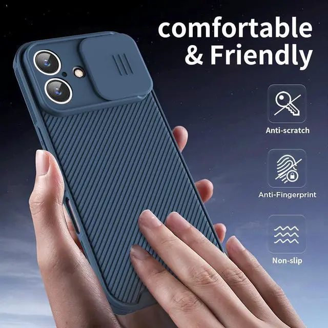 Alt view image 4 of 7 - iPhone 16 Case, MagSafe Compatible with Camera Protection, Ultra-Thin & Compact, Blue
