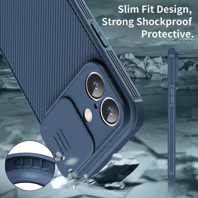 Alt view image 5 of 7 - iPhone 16 Case, MagSafe Compatible with Camera Protection, Ultra-Thin & Compact, Blue