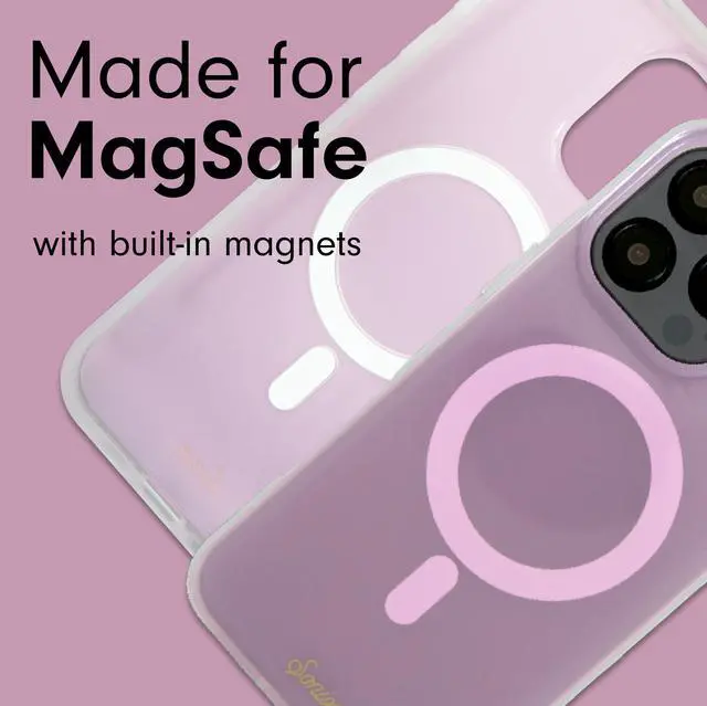 Alt view image 3 of 7 - Case for iPhone 16 Pro | Compatible with MagSafe | 10ft Drop Tested | Jelly Pink