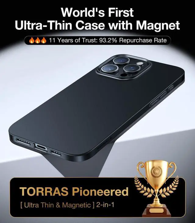 Alt view image 5 of 7 - Magnetic Slim Fit for iPhone 16 Pro Case, 6.3 inch, Ultra-Thin Case Compatible with MagSafe, Lightweight Matte Anti-Scratch Hard PC Cover Phone Case for iPhone 16 Pro OriginFit, Black