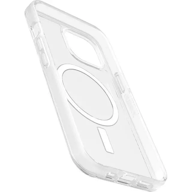 Alt view image 3 of 5 - iPhone 16e, 15, iPhone 14, and iPhone 13 Symmetry Series Clear Case (Clear), Snaps to MagSafe, Ultra-Sleek, Raised Edges Protect Camera & Screen, Ultra-Thin, Sleek iPhone Case