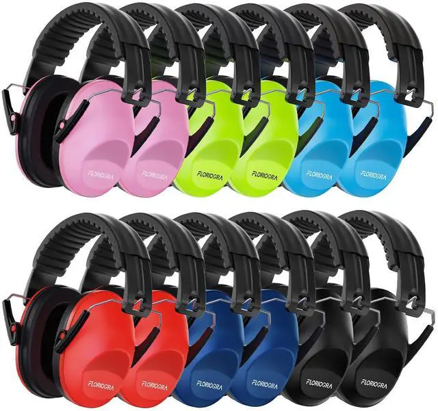Main image of 12 Pack Noise Canceling Headphones for Kids, Kids Ear Protection Earmuffs for Autism, Toddler, Children, Noise Cancelling Headphones Sound Proof Earmuffs for Concerts, Air Shows, Fireworks