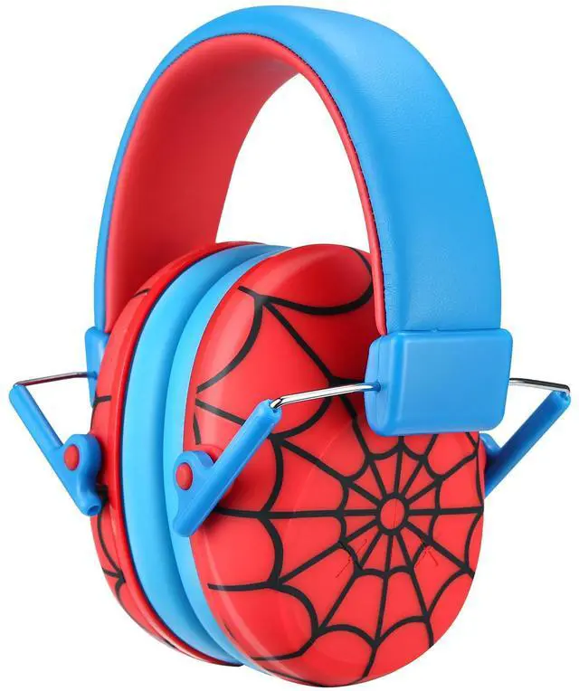 Main image of Kids Noise Cancelling Headphones, Kids Ear Protection Monster Jam Truck, Fireworks Hearing Protection Noise Reduction, Noise Canceling Earmuffs for Sensory Autism Toddler Children -Red