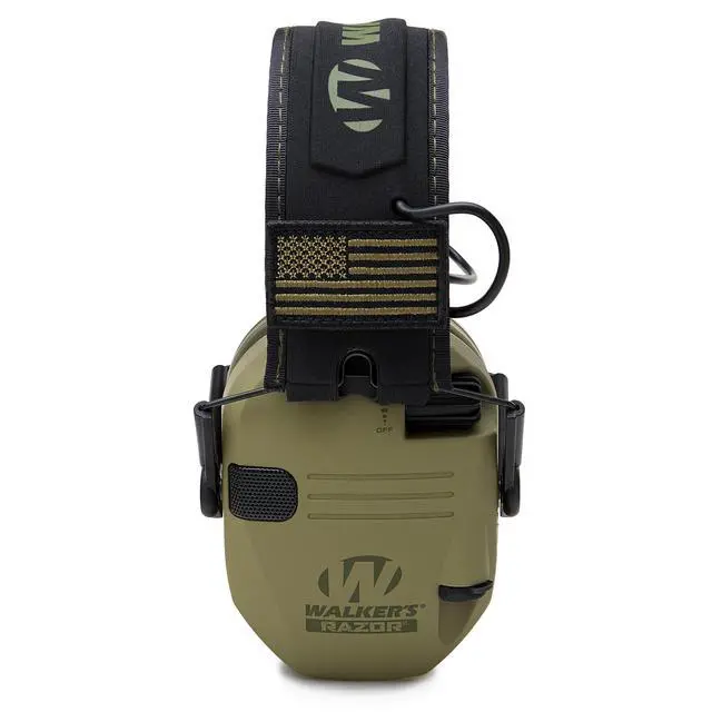 Alt view image 5 of 7 - Razor Slim Patriot Series Muffs - Olive Drab Green