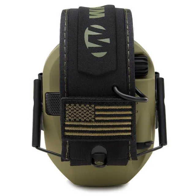 Alt view image 7 of 7 - Razor Slim Patriot Series Muffs - Olive Drab Green