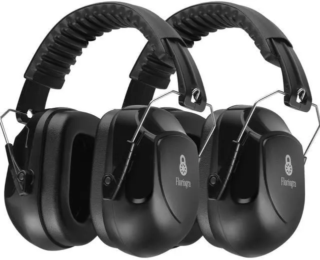 Main image of 2 Pack 34dB Noise Canceling Headphones For Shooting, Hearing Protection Earmuffs, Ear Protection Headphones, Thickened Headband Ear Muff For Noise Reduction for Shooting, Construction,Mowing