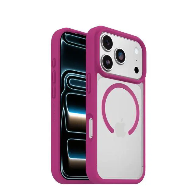 Alt view image 3 of 5 - iPhone 17 Pro Profile Series Case Compatible with MagSafe - Rose Crystal - Pink - Ultra-Thin, Stylish Minimalist iPhone Case