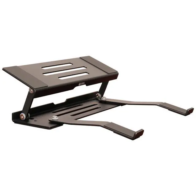 Alt view image 7 of 7 - Aluminum Fold & Laptop Riser Stand 3-in-1 Adjustable, Foldable Cooling Stand with Integrated Storage Box, Ruler and Ultra-Slim Portable Design for MacBook, Tablet, Ipad, Keyboard and All Laptop