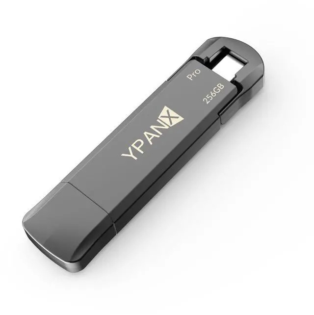 Main image of 256GB Pro Portable SSD, 1000MB/s Speed, USB 3.2 Gen 2 + Type C Dual-Port, Lightweight External SSD for iPhone 15/16/17/Pro/Pro Max, Android, Windows, Mac, Tablets