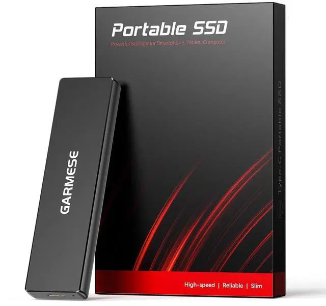Main image of Portable External SSD 500GB, USB 3.2 Gen 2 External Solid State Drive Up to 1000MB/s, Ultra-Fast Portable SSD Storage for PC, Laptop, Tablet, Game Console Plug & Play
