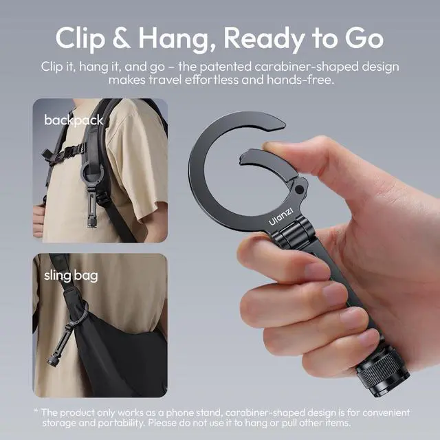 Alt view image 7 of 7 - MA07 Magnetic Phone Tripod Mount for Magsafe, Aluminum Camera Phone Mount with 1/4" Screw, Cold Shoe Magnetic Tripod for Camera, Copatibale with iPhone 17/16/15/14/13/12 Series