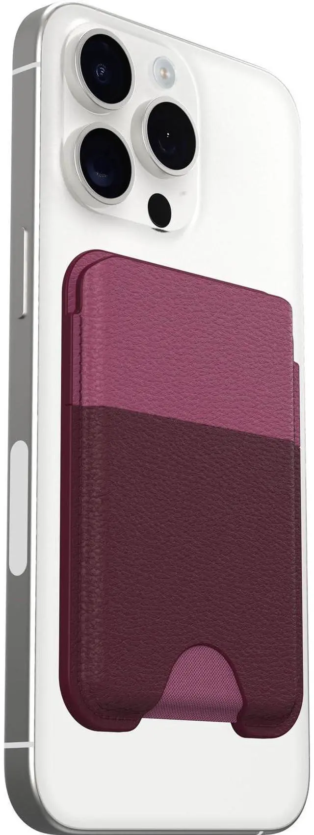 Main image of Symmetry Series Cactus Leather Wallet for MagSafe (Case Sold Separately) - FOXBERRY Pink