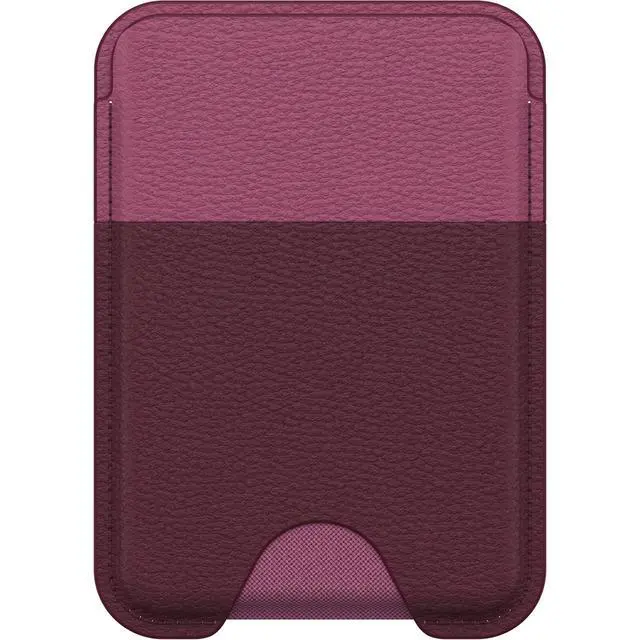 Alt view image 2 of 5 - Symmetry Series Cactus Leather Wallet for MagSafe (Case Sold Separately) - FOXBERRY Pink