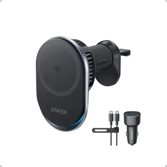 Main image of Prime MagSafe Car Mount Charger, Qi2 25W Certified Wireless Car Charger with AirCool, Strong Magnets, Air Vent Mount for iPhone 17-12 Series