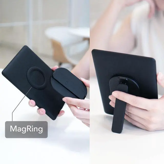 Alt view image 7 of 7 - Mag Ring MagSafe Magnetic Ring Adapter for iPhone Android Kindle Strong Adhesive MagSafe Sticker for Phone Case Back of Phone Magnetic Converter Kit Accessory